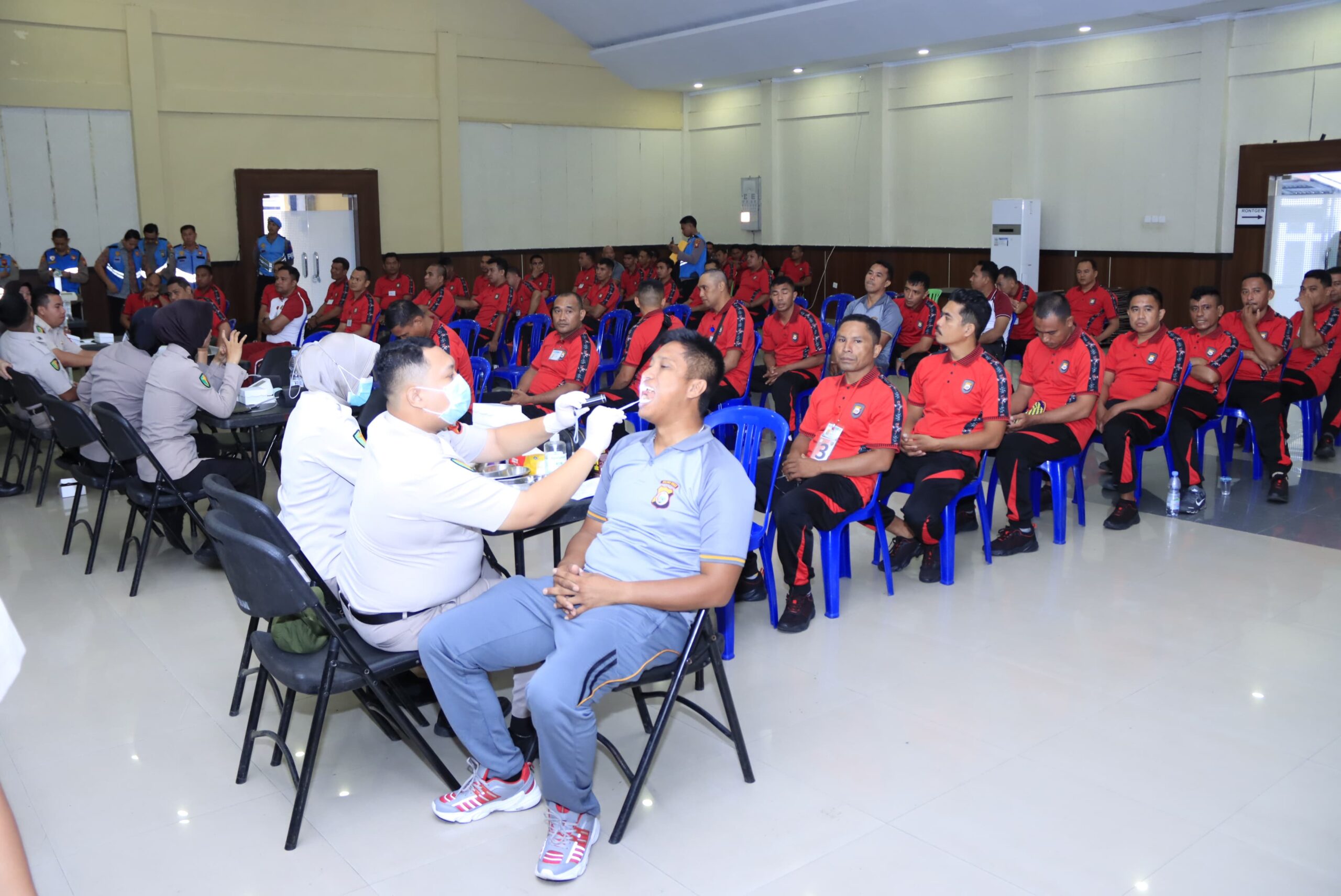 263 Calon Perwira Polisi Jalani Tes Kesehatan Tahap Awal