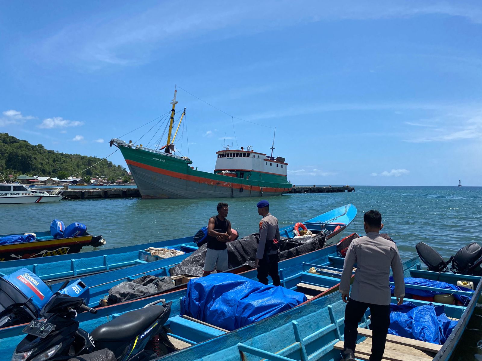 Patroli Perairan Dit Polairud Polda Malut Jaga Kamtibmas dan Lingkungan Laut