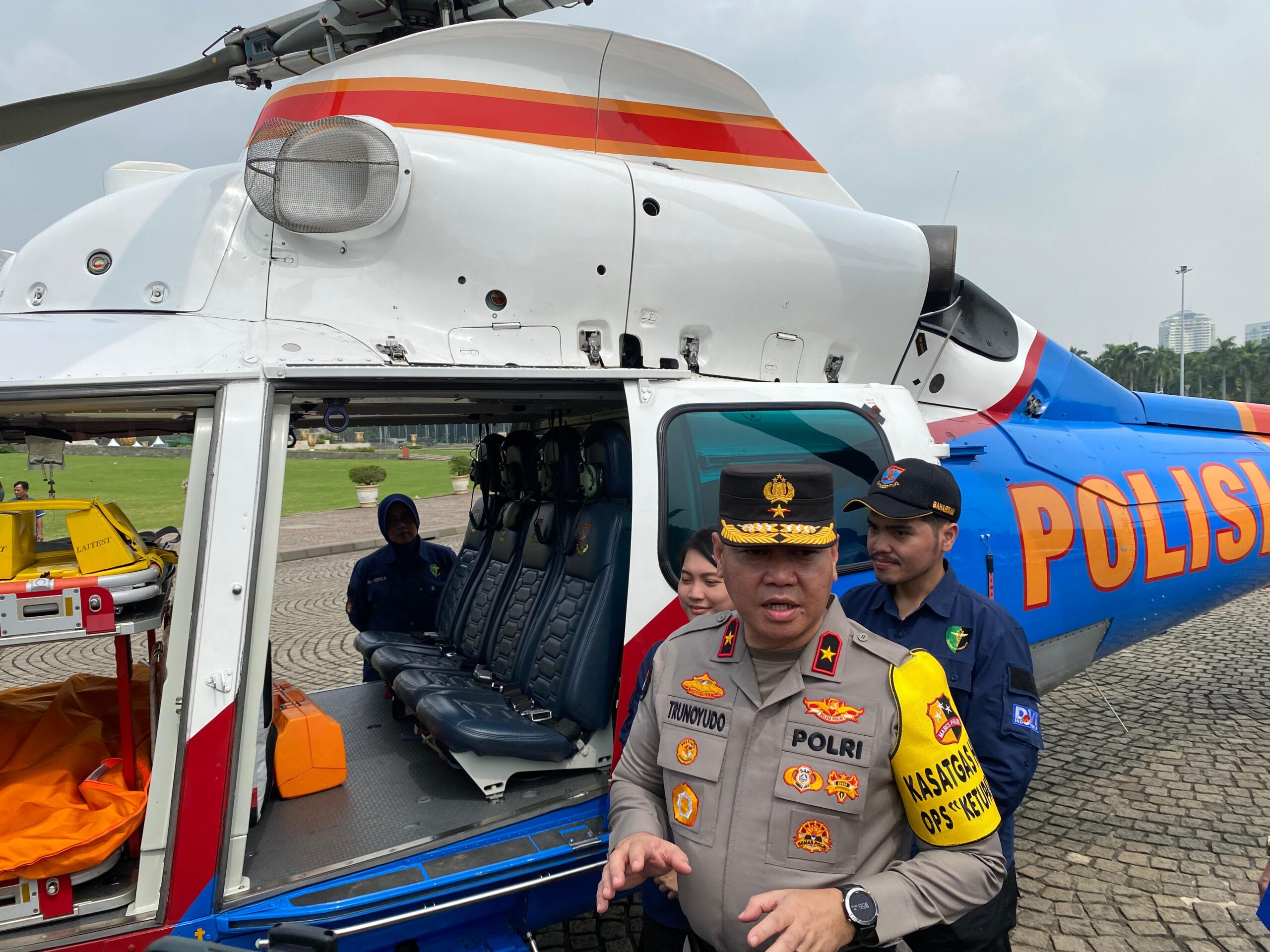 Polri Kerahkan 2 Helikpoter Jadi Ambulans Udara saat Arus Mudik dan Balik Lebaran