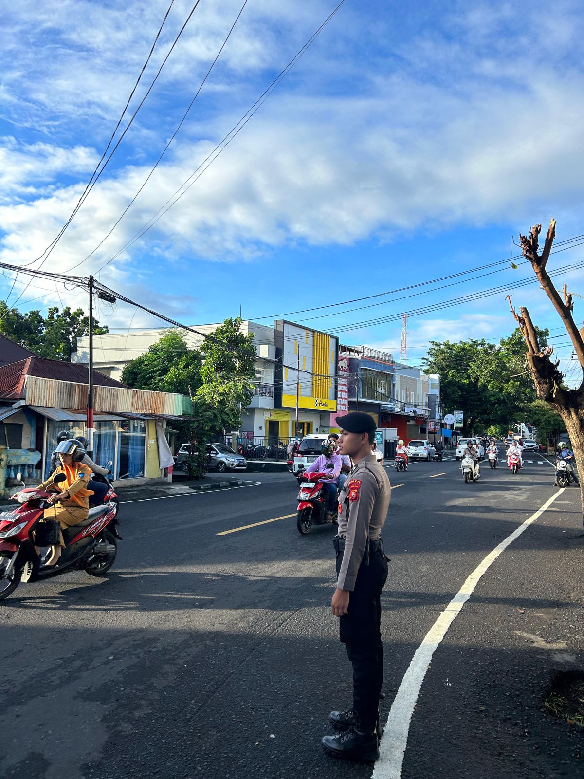 Ditsamapta Polda Malut Lakukan Kegiatan Gatur untuk Jaga Ketertiban Pasca-Bulan Suci Ramadhan