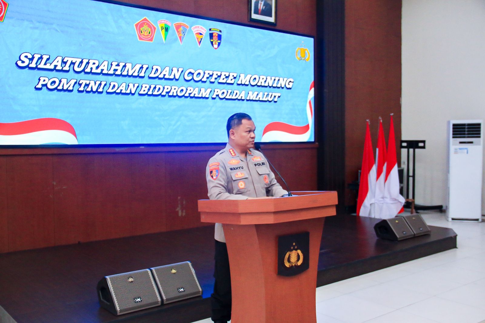 Polda Maluku Utara Gelar Coffee Morning Sinergitas TNI-Polri