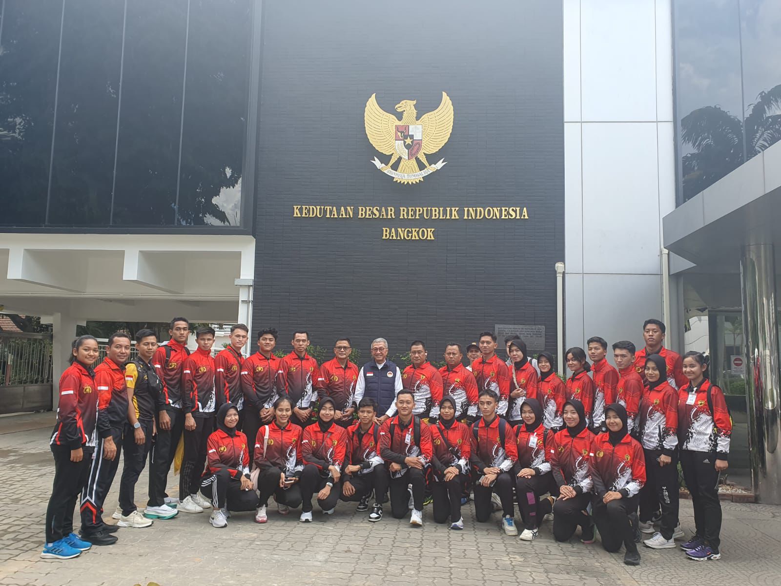 -SSDM POLRI- Tim Taekwondo Garbha Presisi Polri Bertanding di Bangkok, Dubes RI Untuk Thailand: Jadilah Juara!