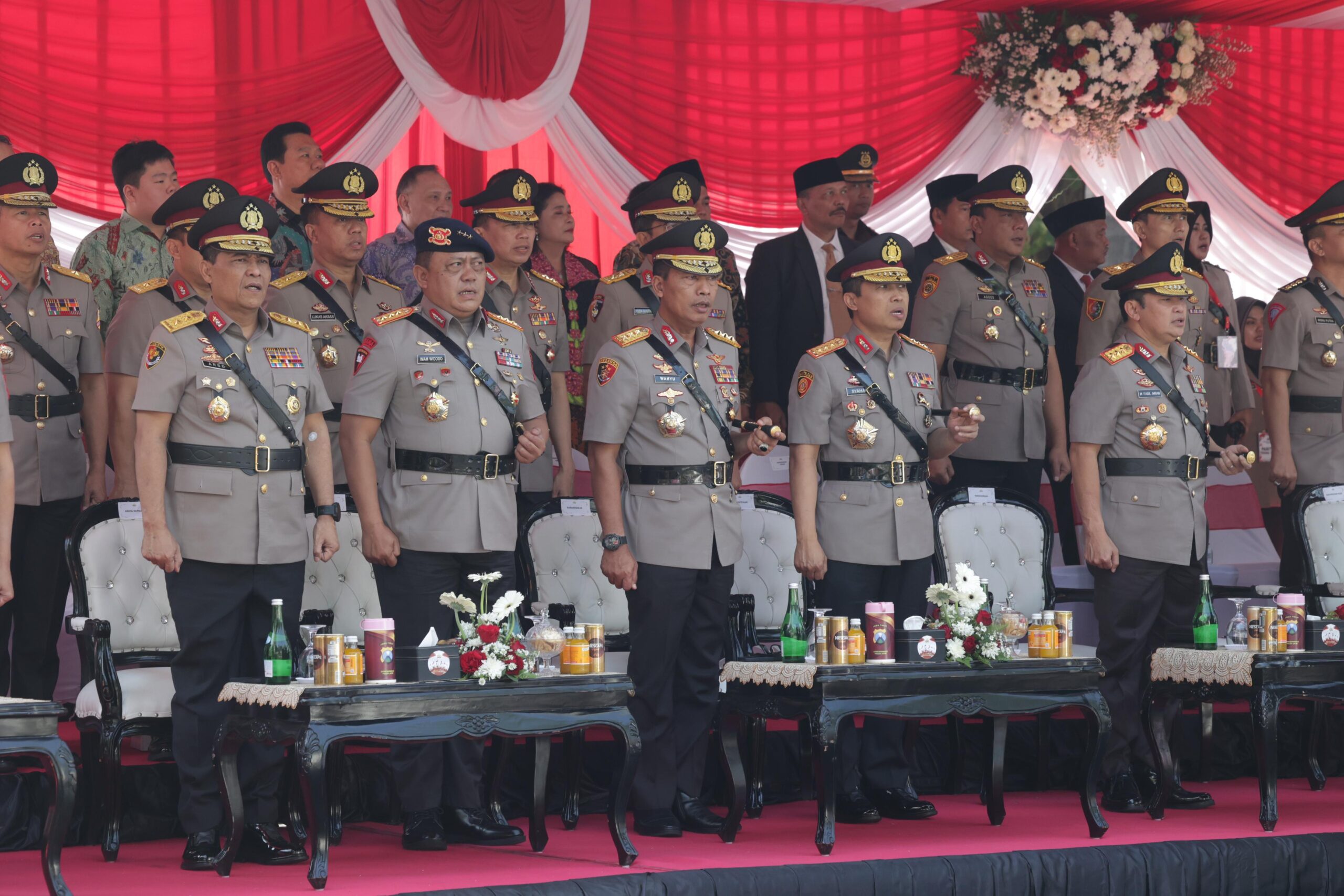 Pertama, Kapolri Pimpinan Upacara Hari Juang Polri di Surabaya