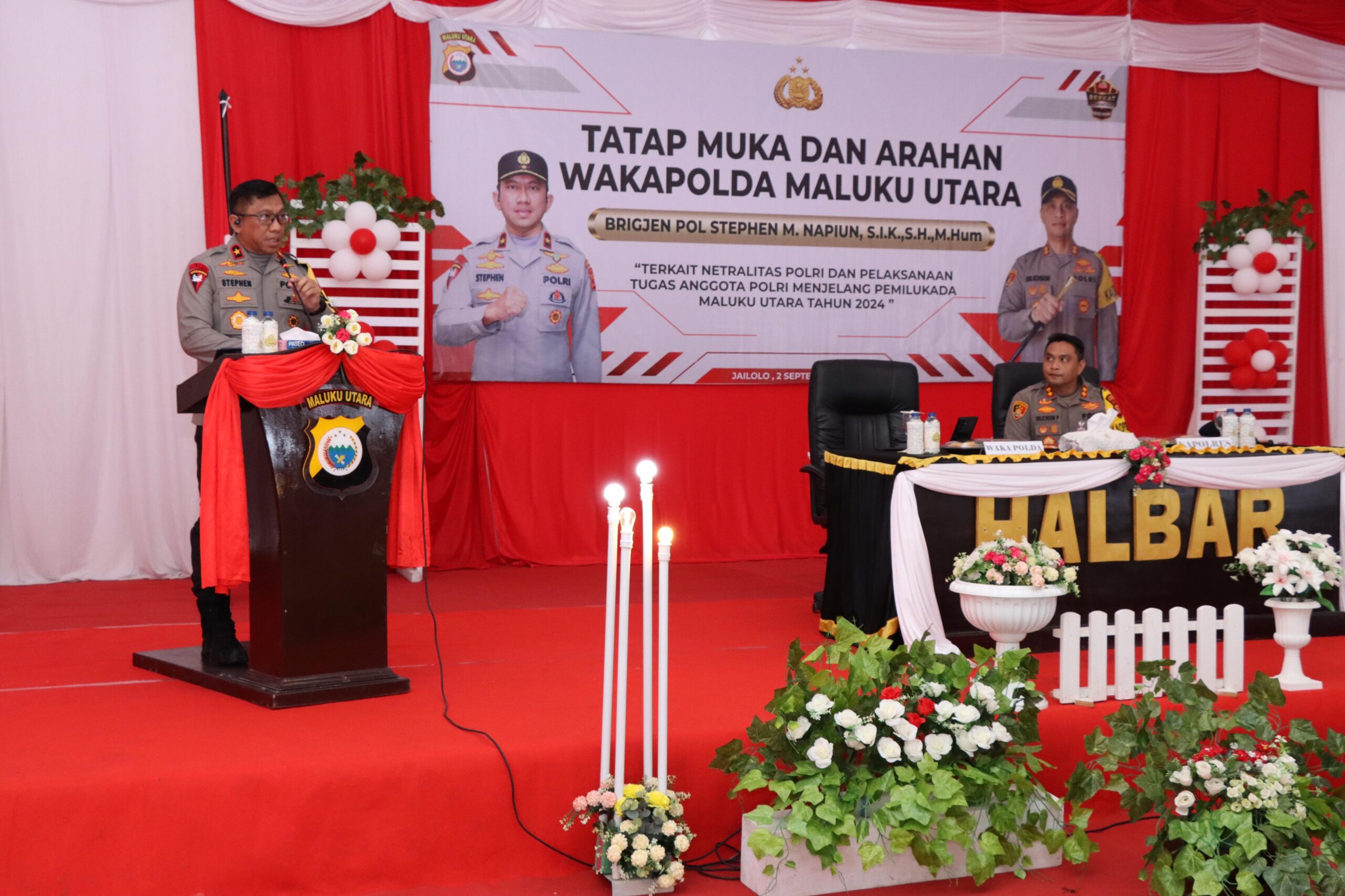 Wakapolda Malut Kunjungi Polres Halmahera Barat, Tekankan Netralitas dan Kesiapsiagaan Menjelang Pilkada 2024