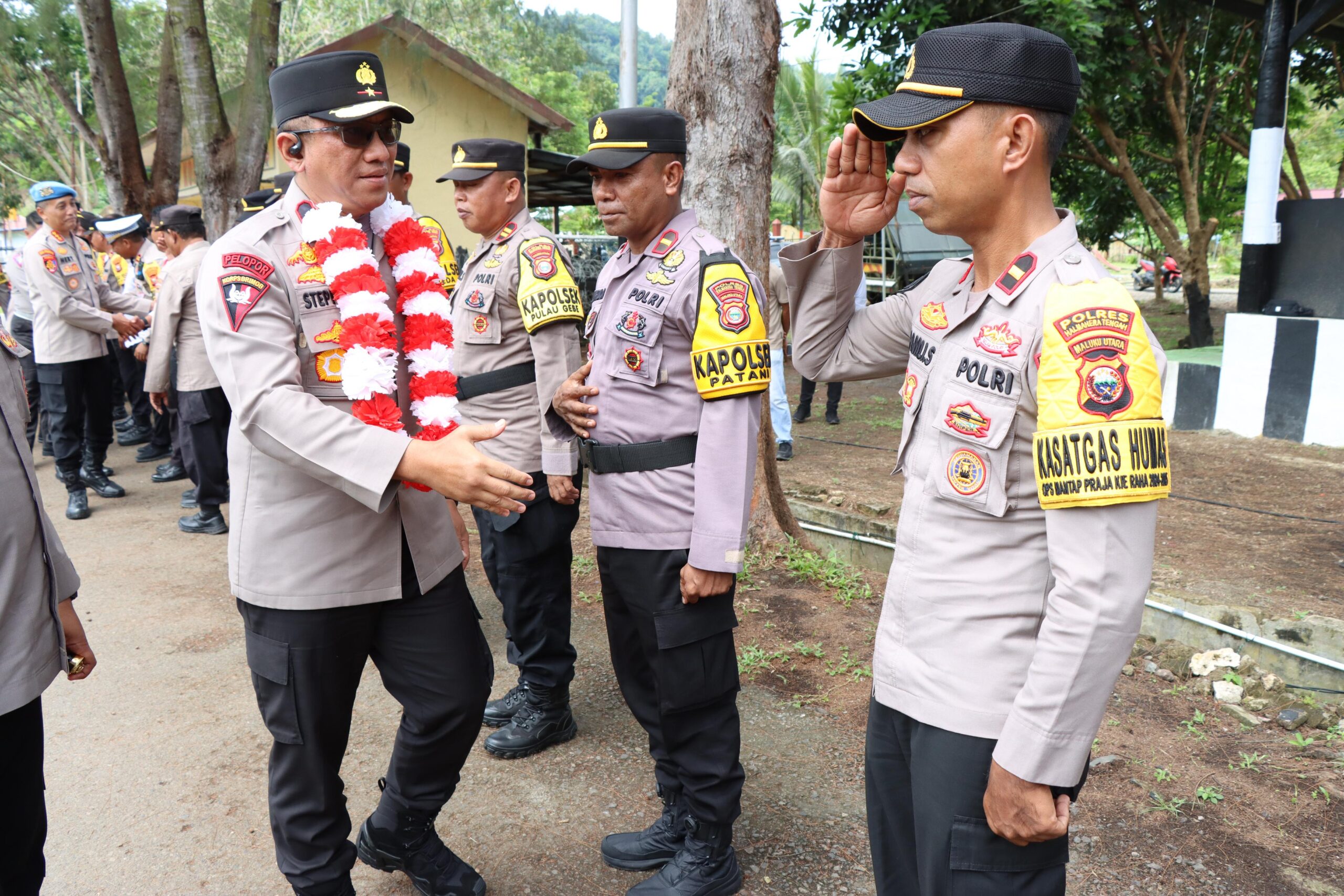 Wakapolda Maluku Utara Tekankan Netralitas Polri Menjelang Pilkada 2024 dalam Kunjungan Kerja ke Polres Halmahera Tengah