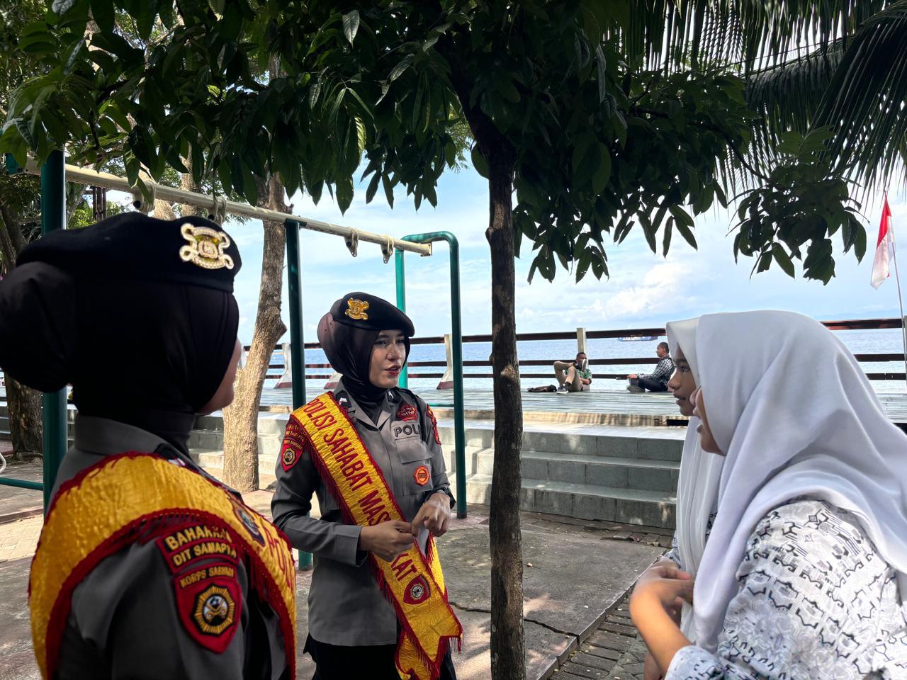 Cegah Kejahatan, Polda Malut Gelar Patroli di Area Publik