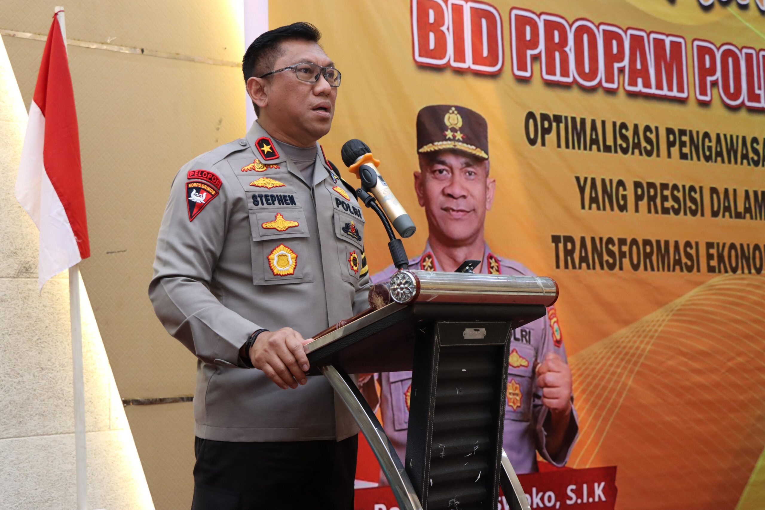 Wakapolda Maluku Utara Pimpin Pembukaan Rakernis Bid Propam Polda Malut 2024