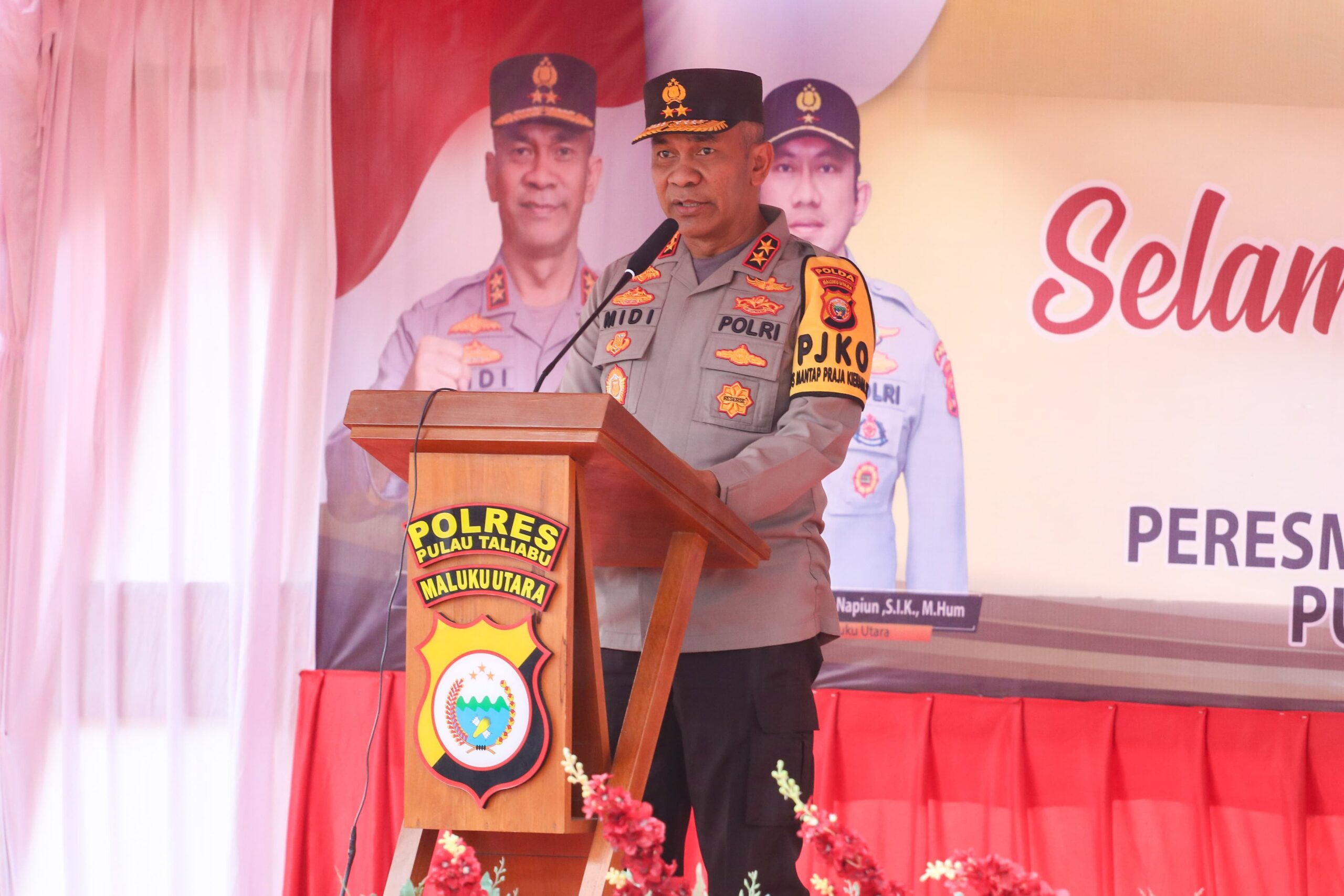 Peresmian Mako Polres Pulau Taliabu: Kapolda Malut Apresiasi Kerja Keras Semua Pihak