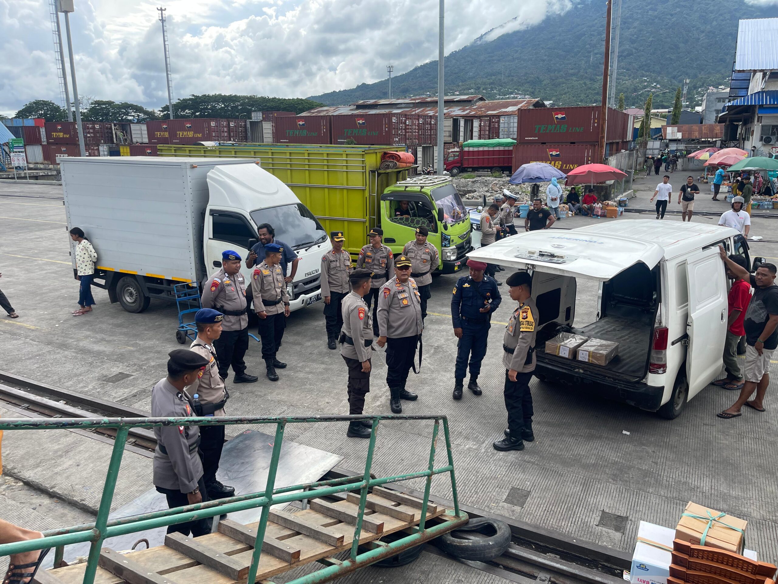 Polda Malut Pastikan Keamanan dan Kelancaran Distribusi Surat Suara Menuju Pulau Taliabu