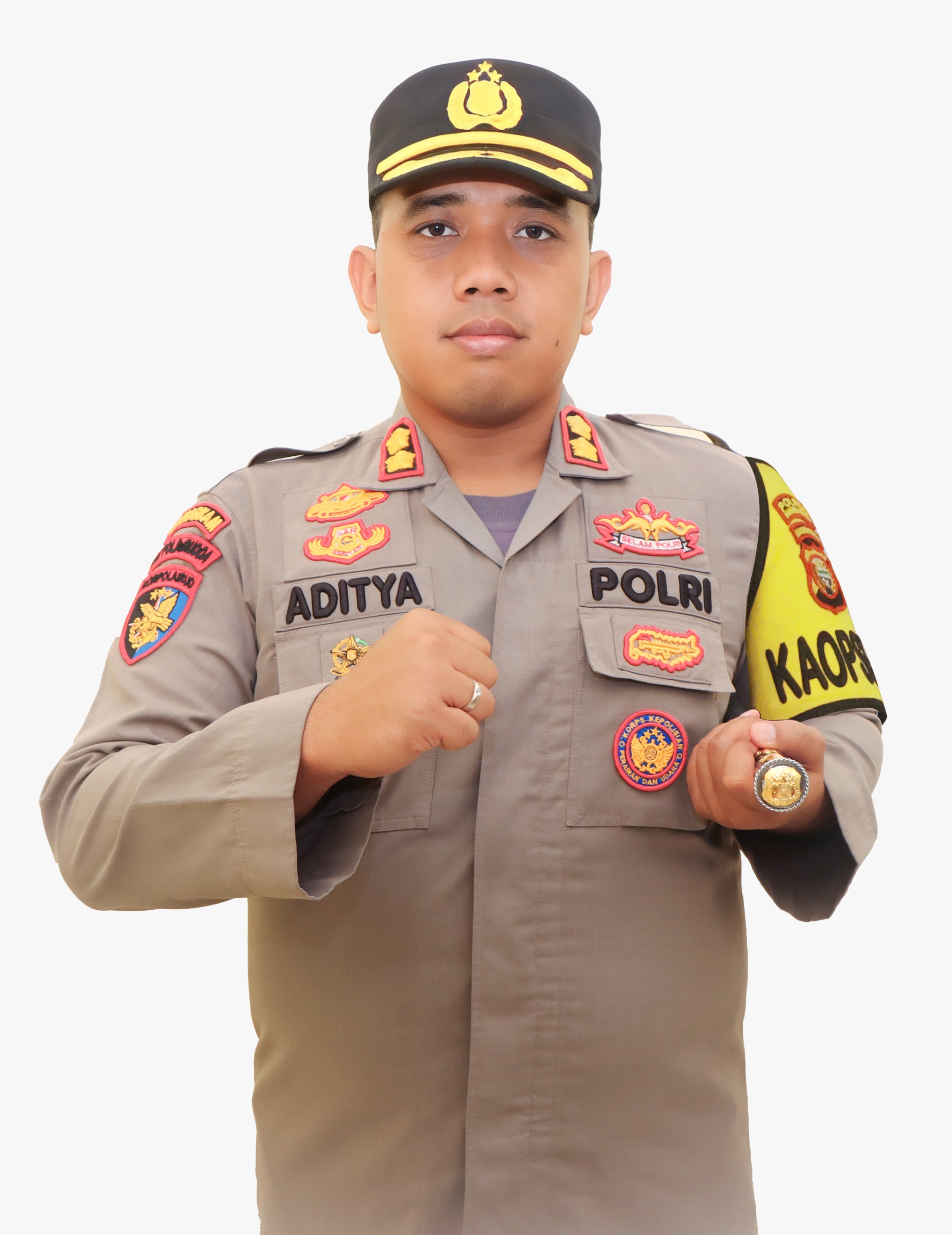 Polres Halteng Siap Amankan Kampanye Akbar setiap Paslon Bupati dan Wakil Bupati Halteng.