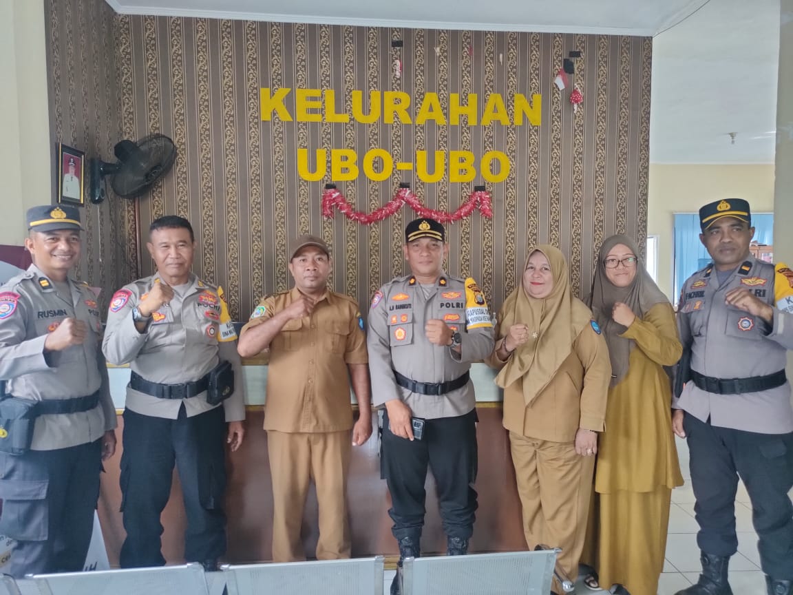 Cegah Radikalisme, Personel Operasi Bina Waspada Sambangi Kelurahan Ubo-ubo