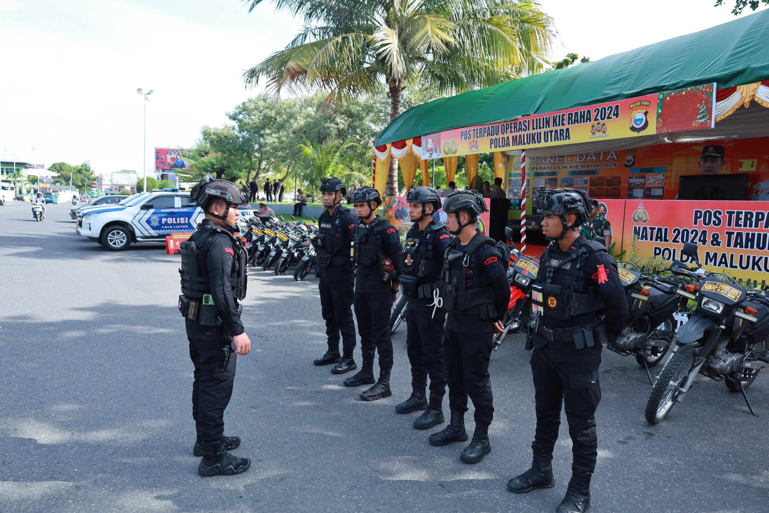 Patroli Keamanan, Satgas Tindak Operasi Lilin Pastikan Ibadah Natal Berjalan Aman