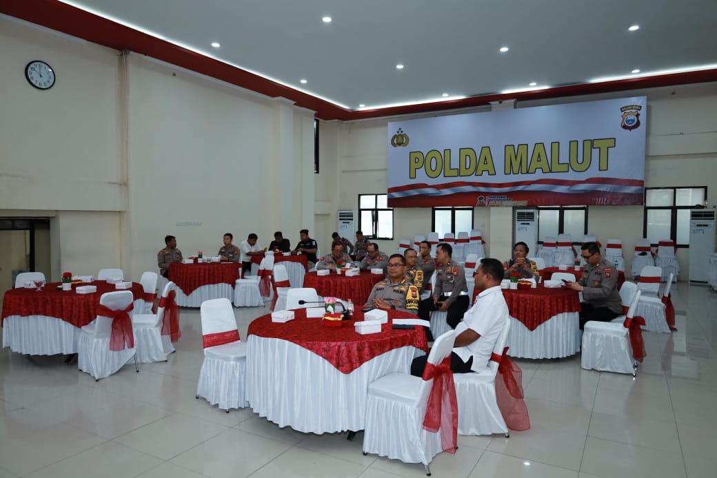 Polda Maluku Utara Gelar Forum Belajar Bersama Program Beyond Trust Presisi TW IV 2024 secara Daring dengan SSDM Polri