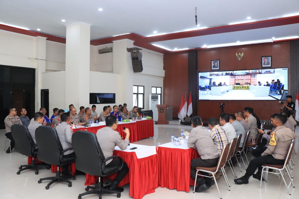 Pastikan Laporan kinerja tercapai, Wakapolda pimpin rapat Anev dengan polres jajaran secara virtual