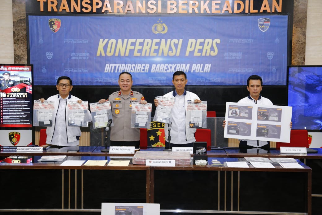 POLRI UNGKAP KASUS PENIPUAN TRADING SAHAM DAN KRIPTO, KERUGIAN CAPAI RP 105 MILIAR