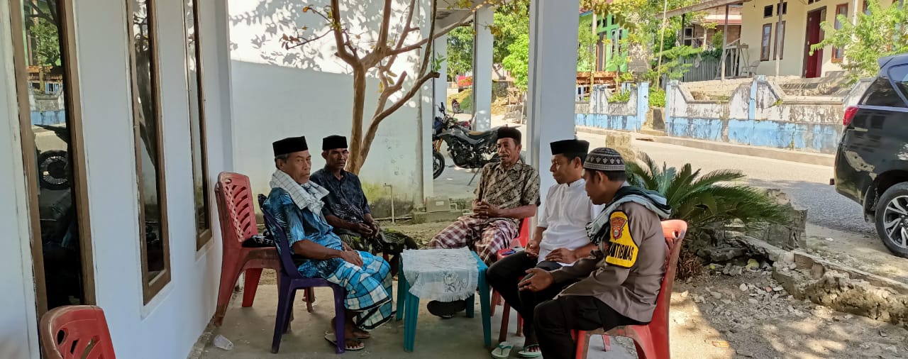 Sambut Ramadhan yang Aman dan Kondusif Polres Halteng Jalin Silahturahmi dengan Tokoh Agama.
