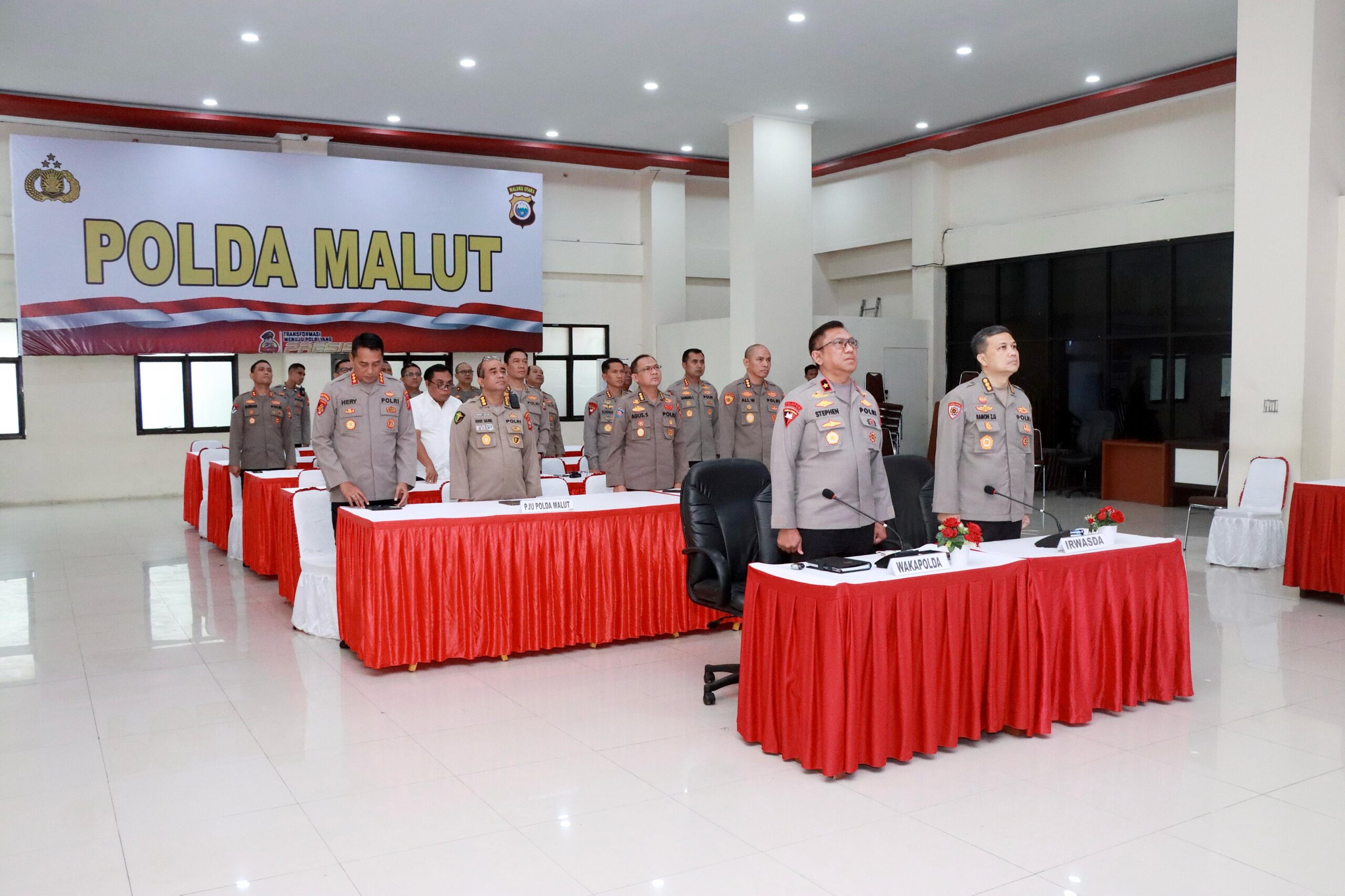 Rakor Lintas Sektoral Persiapan Ops Ketupat dan Pengamanan Idul Fitri di Maluku Utara