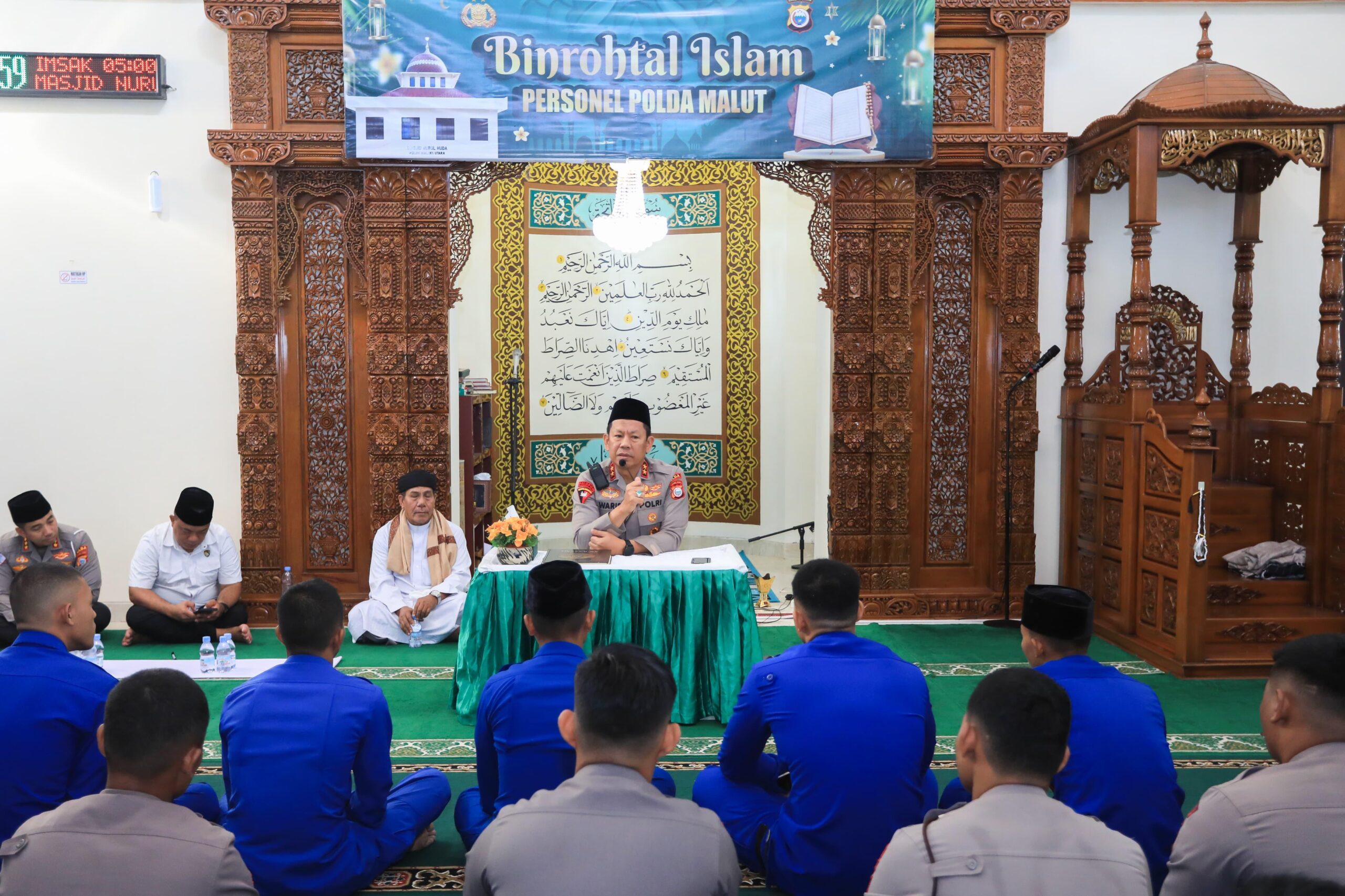 Pembinaan Rohani di Polda Maluku Utara, Kapolda Dorong Personel Tumbuhkan Etika dan Profesionalisme