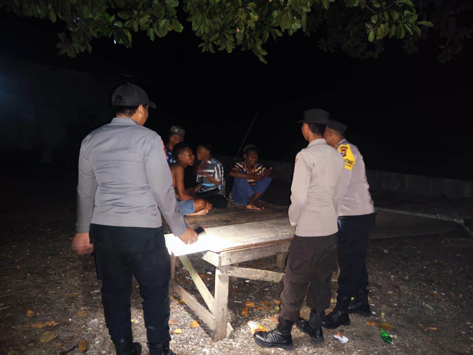 Libur panjang Polres Halteng gencar patroli pencegahan premanisme dan miras.