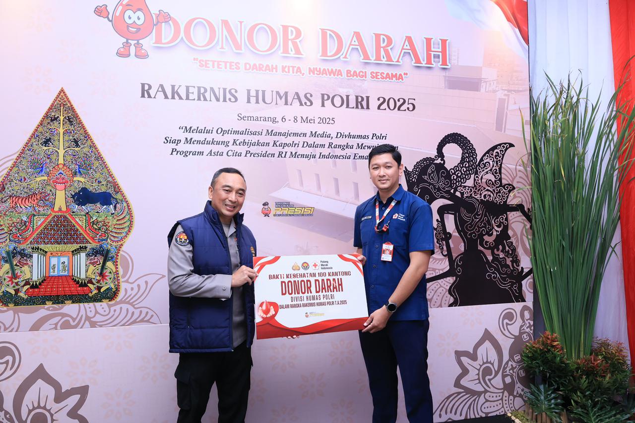 Rakernis Humas Polri 2025 Dibuka dengan Bakti Sosial dan Bakti Kesehatan di Akpol Semarang