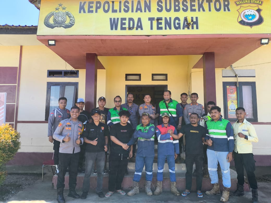 Sempat Viral video keributan Karyawan Pt tekindo dengan Resmob Polres Halteng Berakhir Damai.