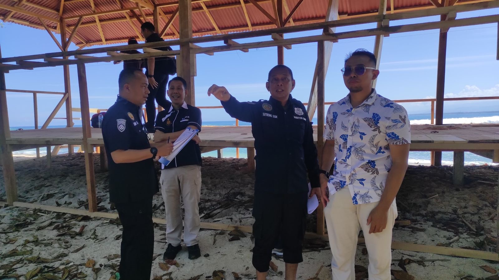 Jelang Krui Pro WSL 2025, Polda Lampung dan Mabes Polri Gelar Risk Assessment di Pantai Tanjung Setia