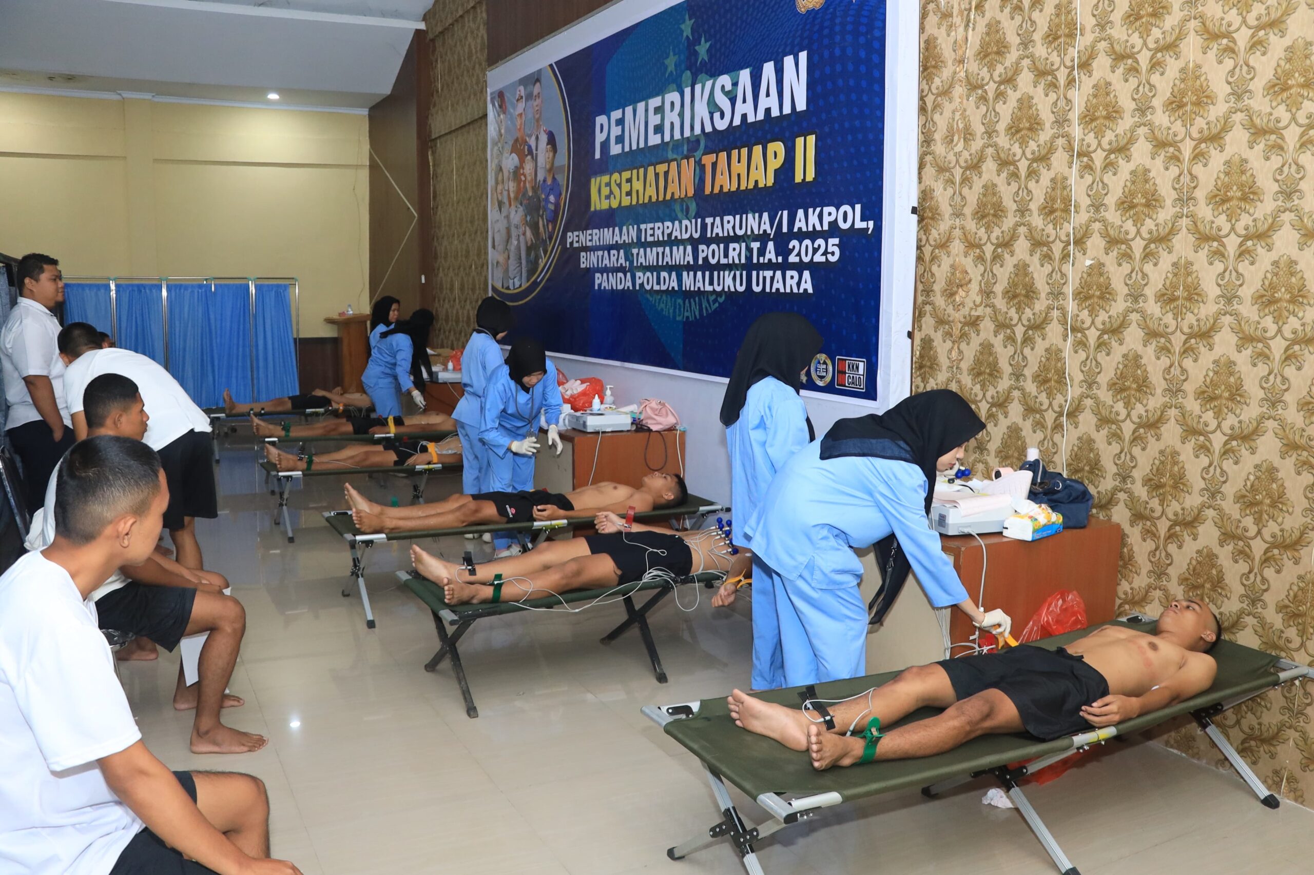 Polda Malut Gelar Pemeriksaan Kesehatan Calon Anggota Polri 2025