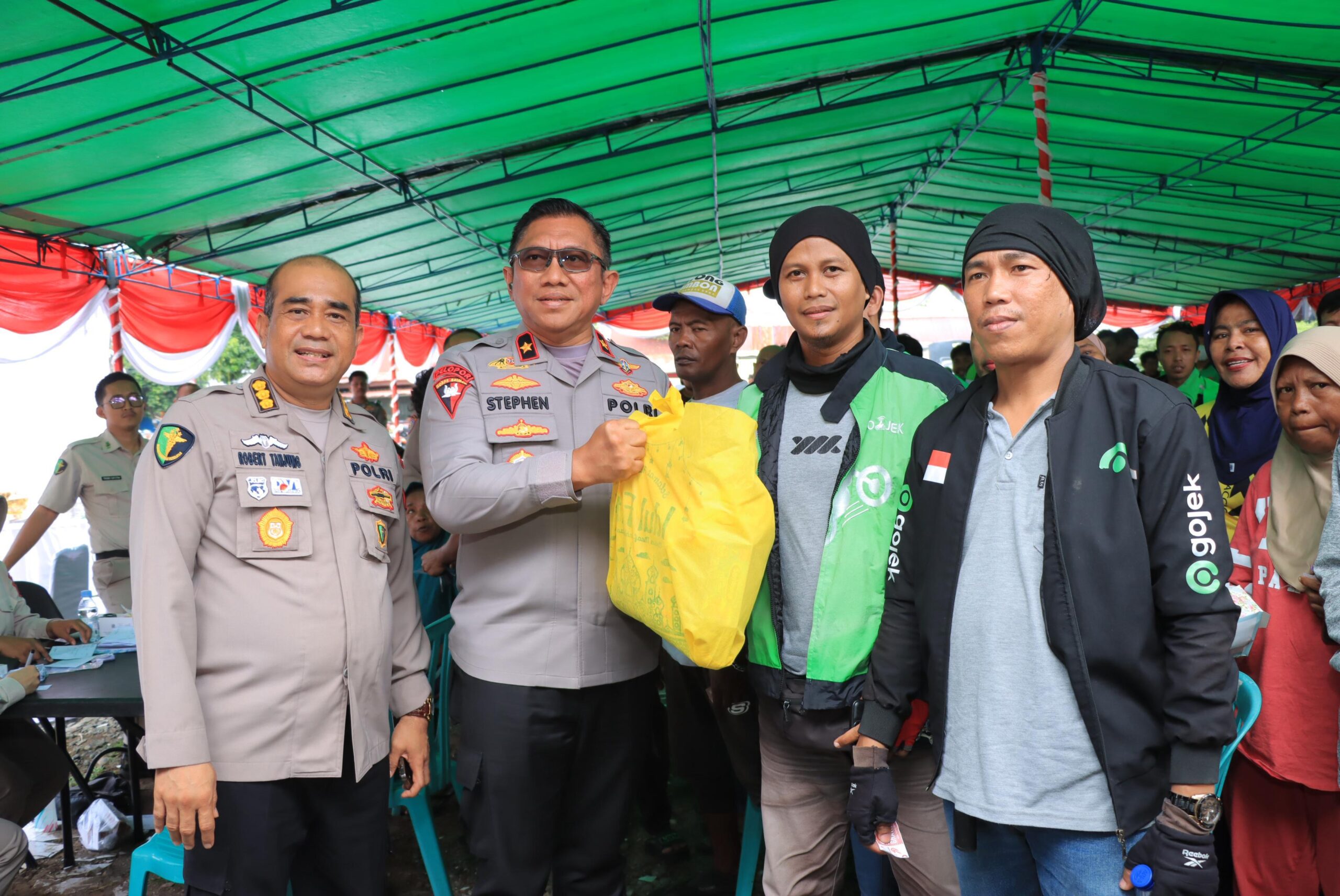 Hari Bhayangkara ke-79, Komunitas Ojek Online Apresiasi Bakti Sosial Polda Malut