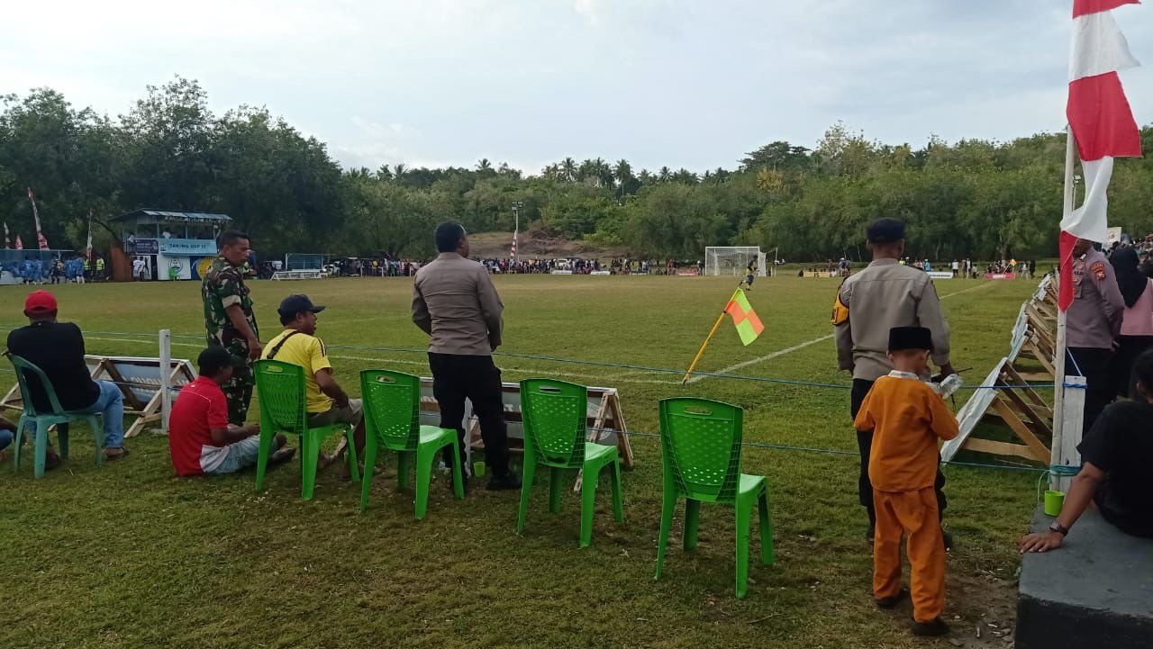 Polri untuk Masyarakat, Polisi Amankan Turnamen Takome Cup II di Kota Ternate