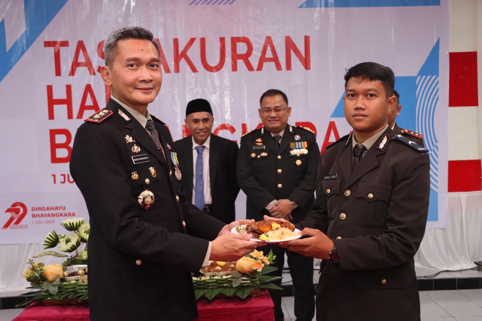 Polresta Tidore Gelar Acara Syukuran Dalam Rangka Hari Ulang Tahun Bhayangkara Ke-79