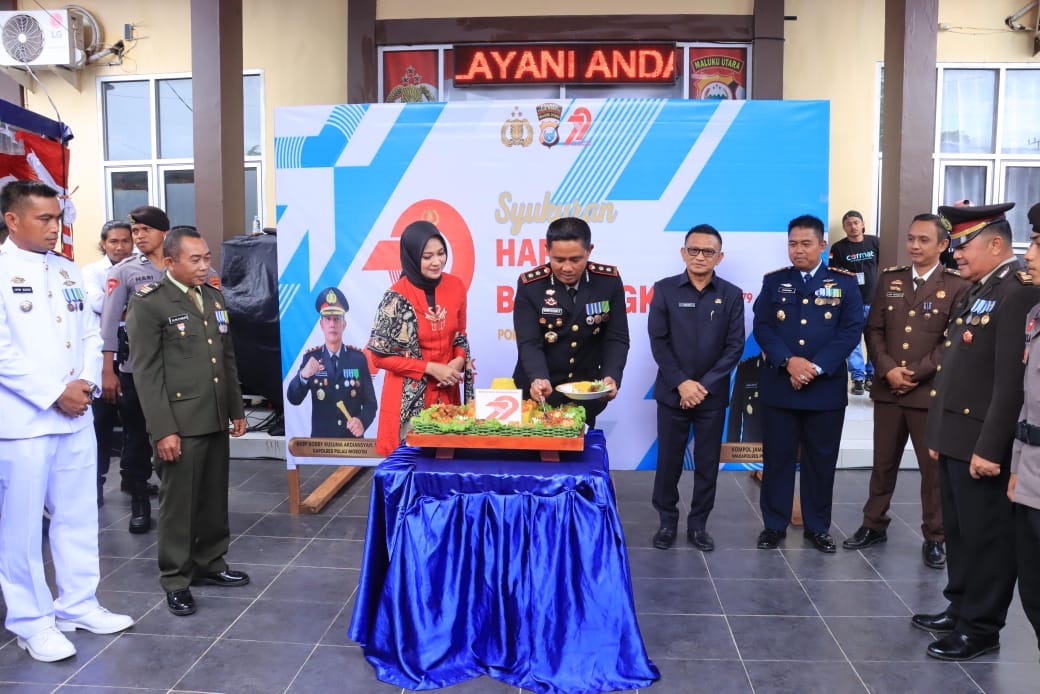 Polres Pulau Morotai Gelar Syukuran Hari Bhayangkara Ke-79, Tahun 2025