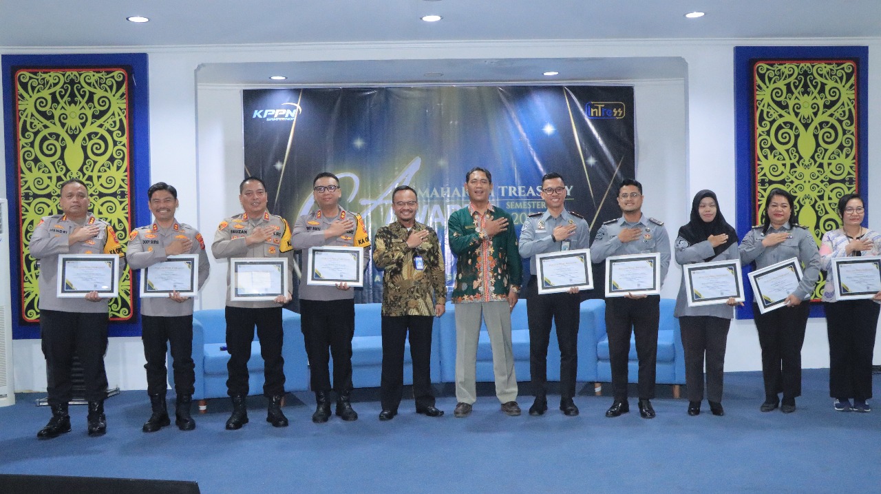 Polres Kutai Timur Raih Penghargaan Mahakam Treasury Award IKPA Sempurna Periode Semester I Tahun 2025