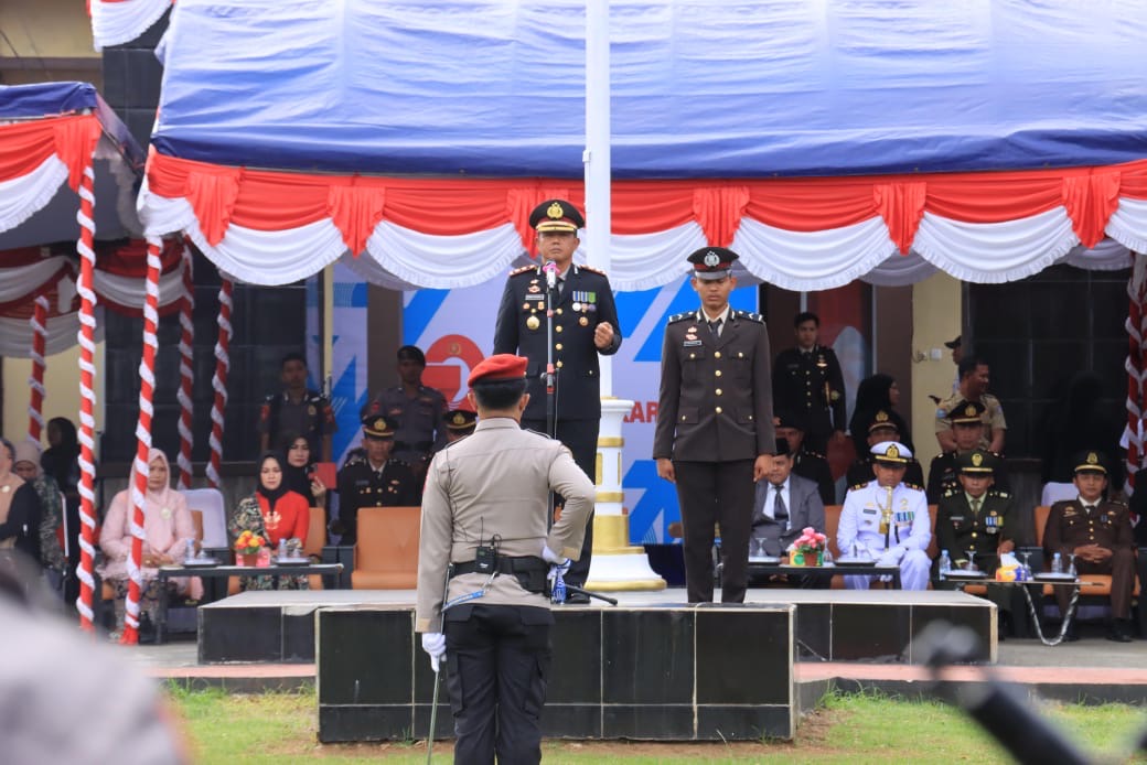 Polres Pulau Morotai Gelar Upacara Hari Bhayangkara Ke-79, Tahun 2025