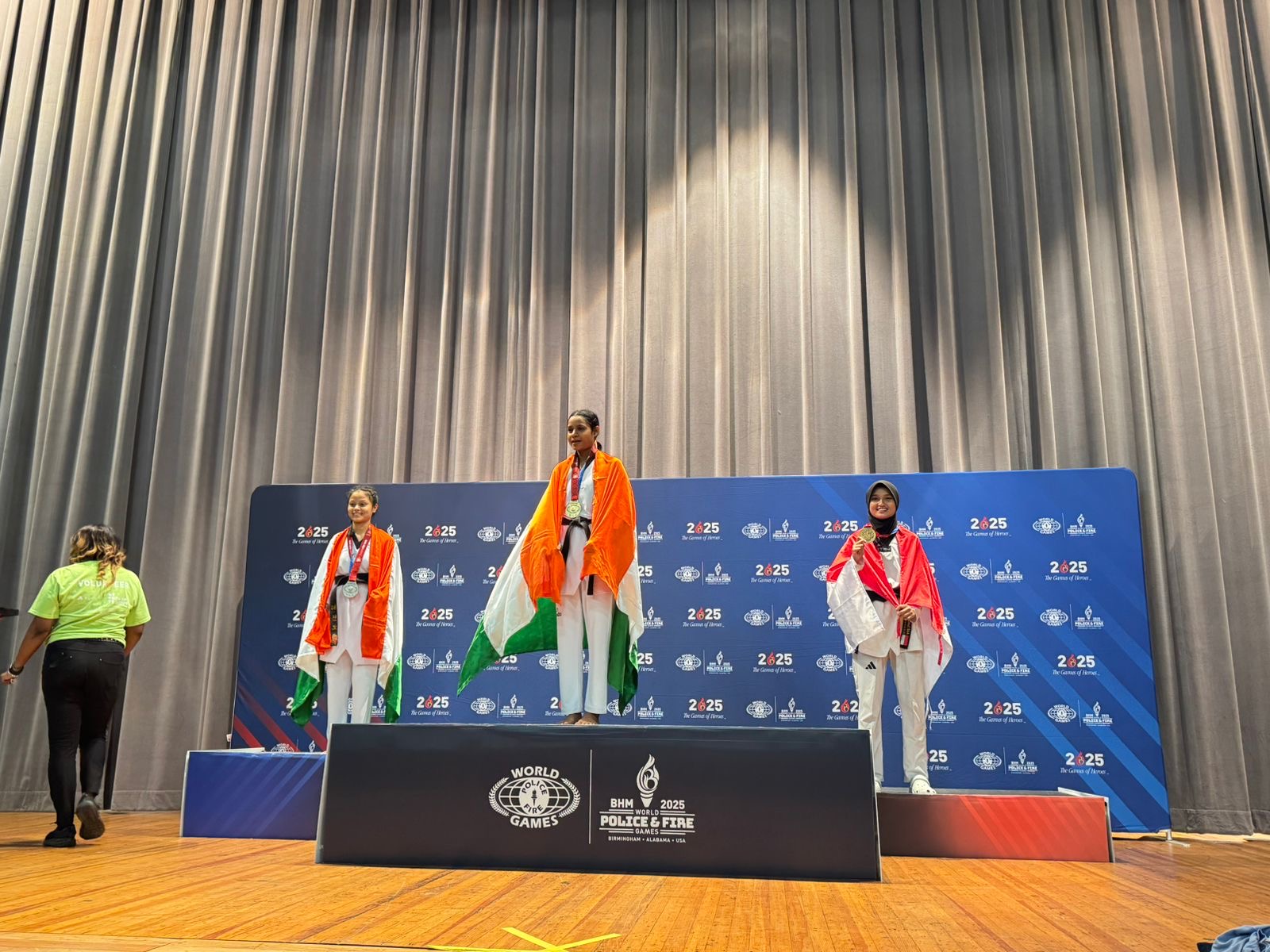 Bripda Ikja, Polwan Polda Maluku Utara, Raih Juara 3 Taekwondo Kelas Under 49 Kg Putri di World Police and Fire Games 2025 di Amerika Serikat