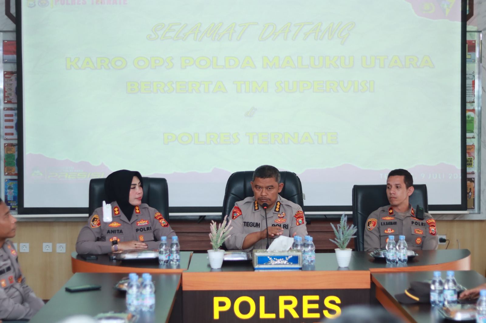 Supervisi Karo Ops Polda Malut, Polres Ternate Raih Penghargaan Kinerja Terbaik