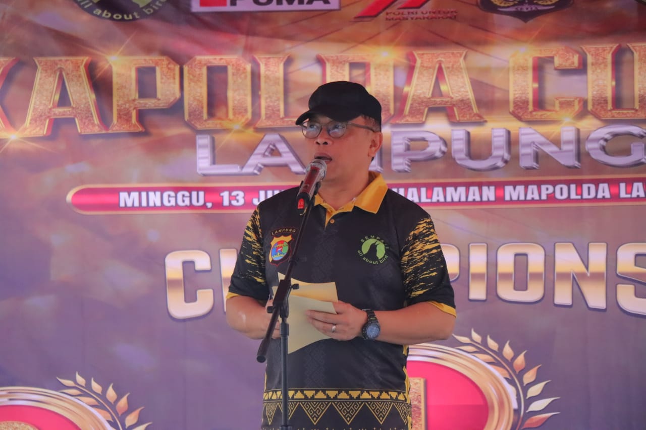 Ribuan Burung Adu Merdu di Mapolda Lampung, Bikin Heboh Kicau Mania