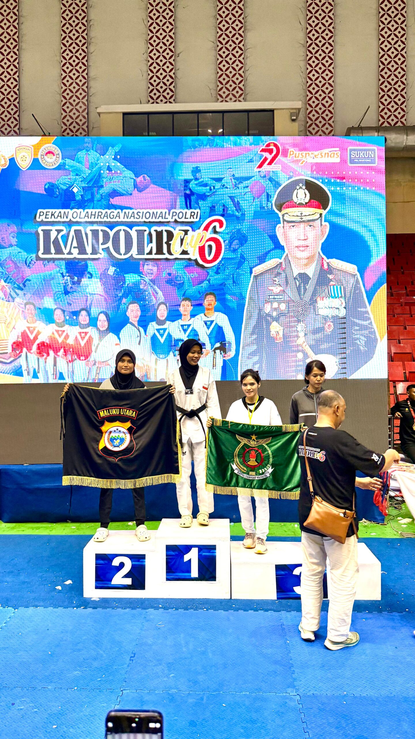 Bripda Ikja Raih Juara 2 Taekwondo Under 49kg Putri di Kapolri Cup 6 Tahun 2025