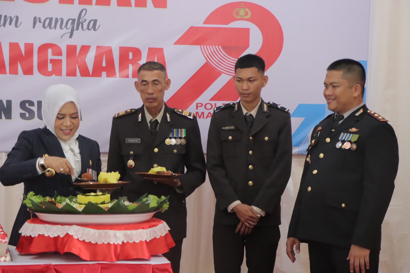 Jaga Sula- Polres Sula Gelar Syukuran Dalam Rangka Hut Bhayangkara Ke-79