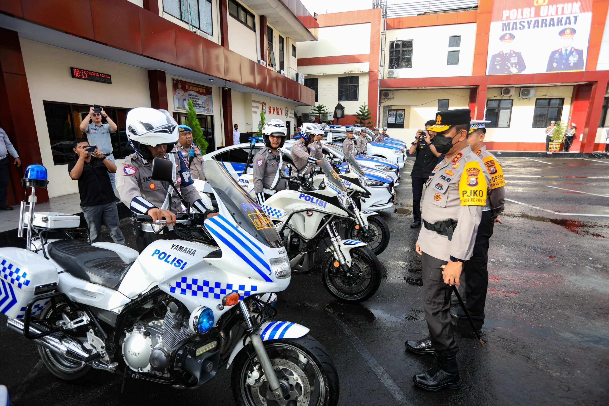 Kapolda Maluku Utara Pimpin Apel Gelar Pasukan Operasi “Patuh Kie Raha 2025