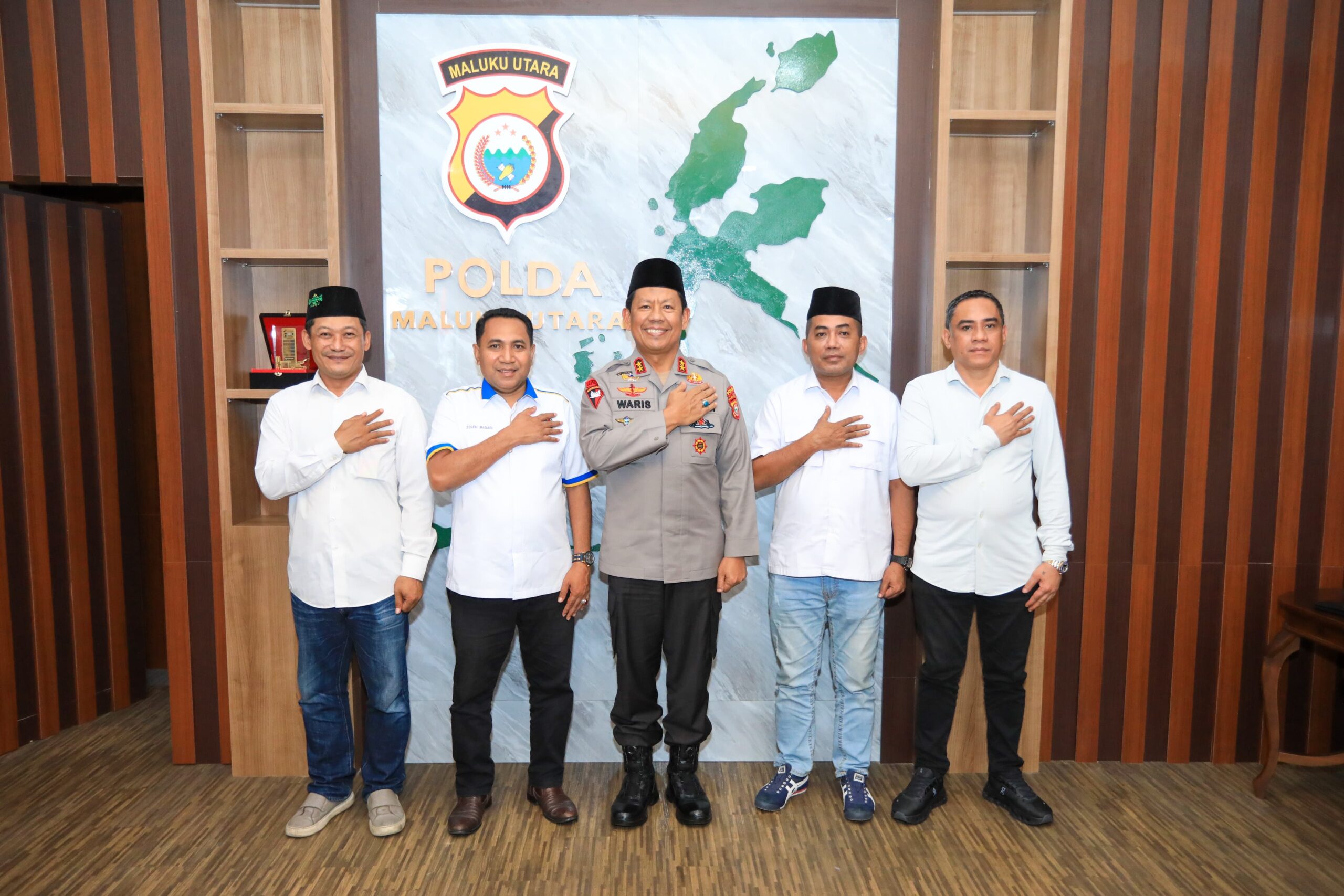 Kapolda Maluku Utara Terima Silaturahmi Pengurus Wilayah IKA PMII, Bahas Isu Tanah dan Hutan Adat