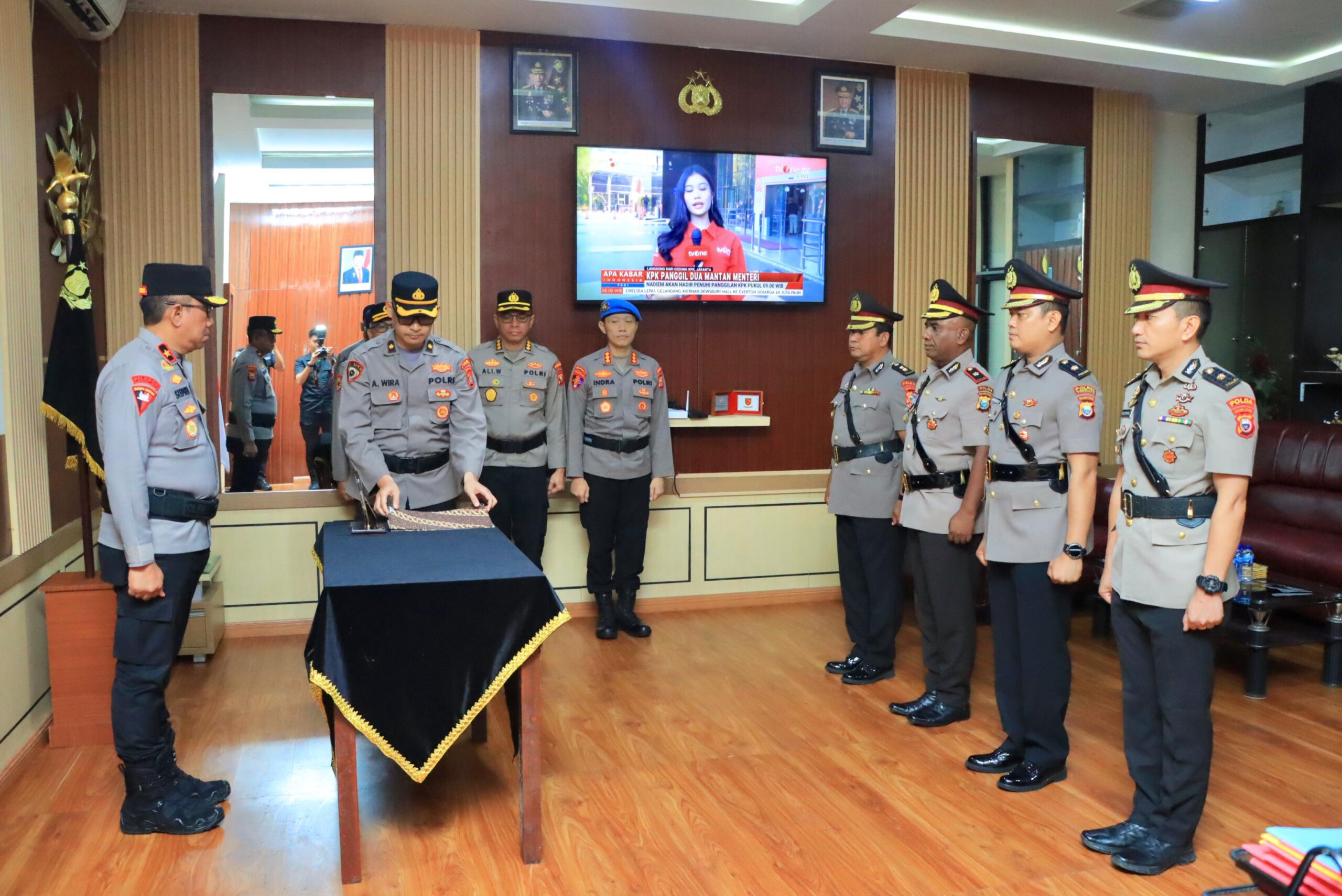 Wakapolda Maluku Utara Pimpin Sertijab Kayanma dan Koorspripim