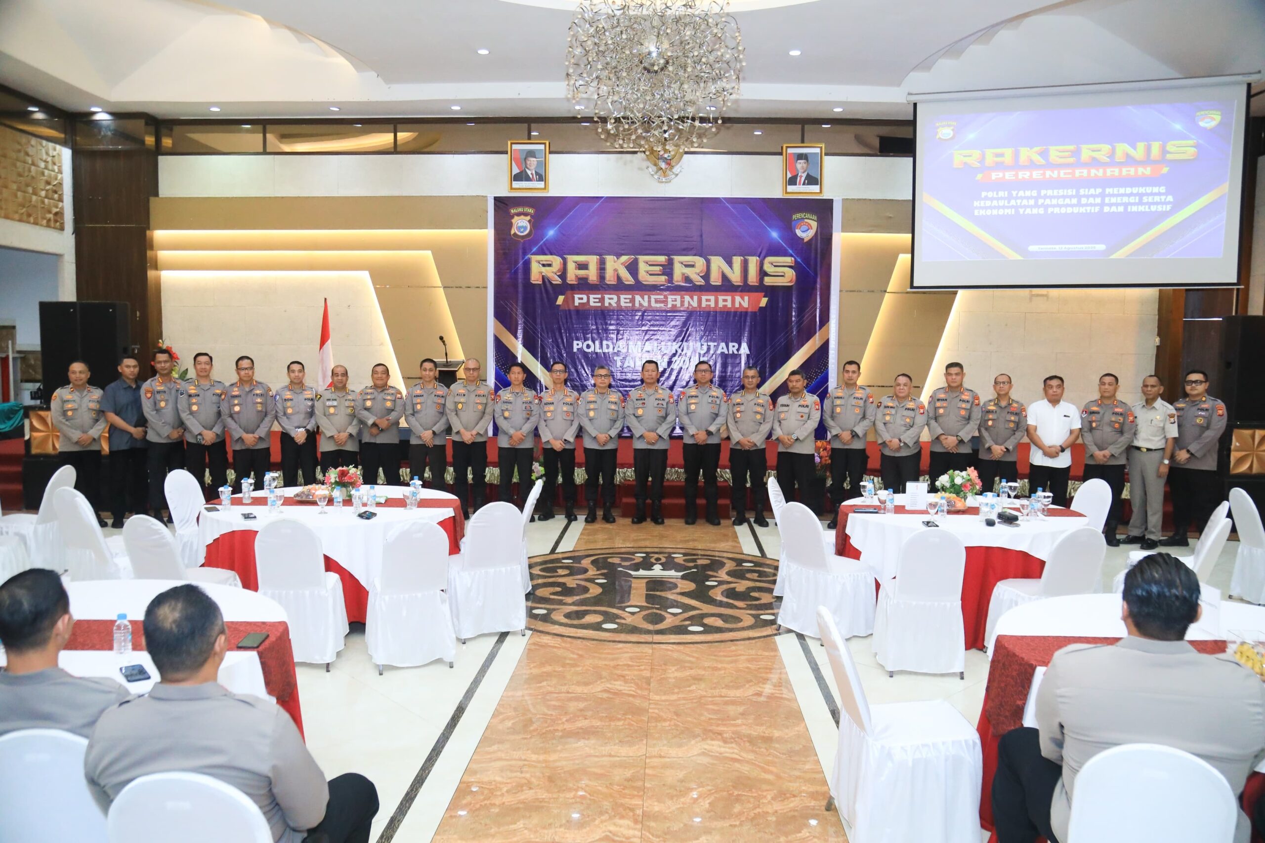 Kapolda Malut Buka Rakernis 2025, Polri Presisi Siap Dukung Kedaulatan Pangan dan Energi