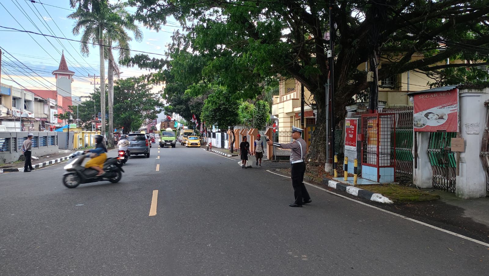 Rutin Lakukan Strong Point Pagi, Komitmen Ditlantas Polda Malut Jaga Ketertiban dan Keselamatan Lalu Lintas