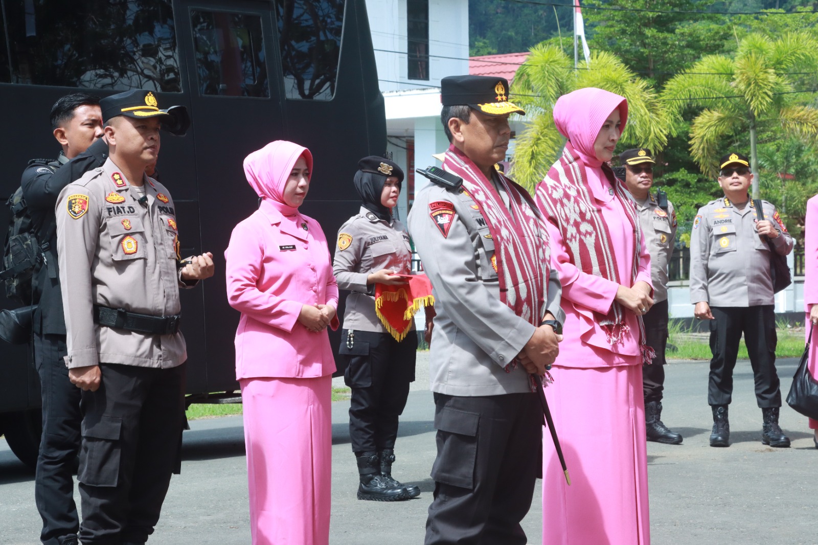 Kapolres Halteng Terima Kunjungan Kerja Kapolda Malut