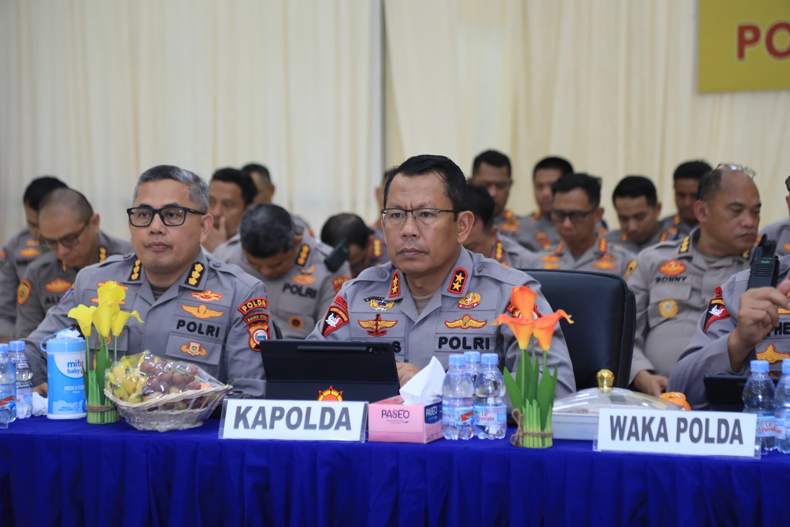 Kapolda Malut Hadiri Arahan Kapolri dan Dirut Bulog Terkait Stabilitas Pangan Nasional
