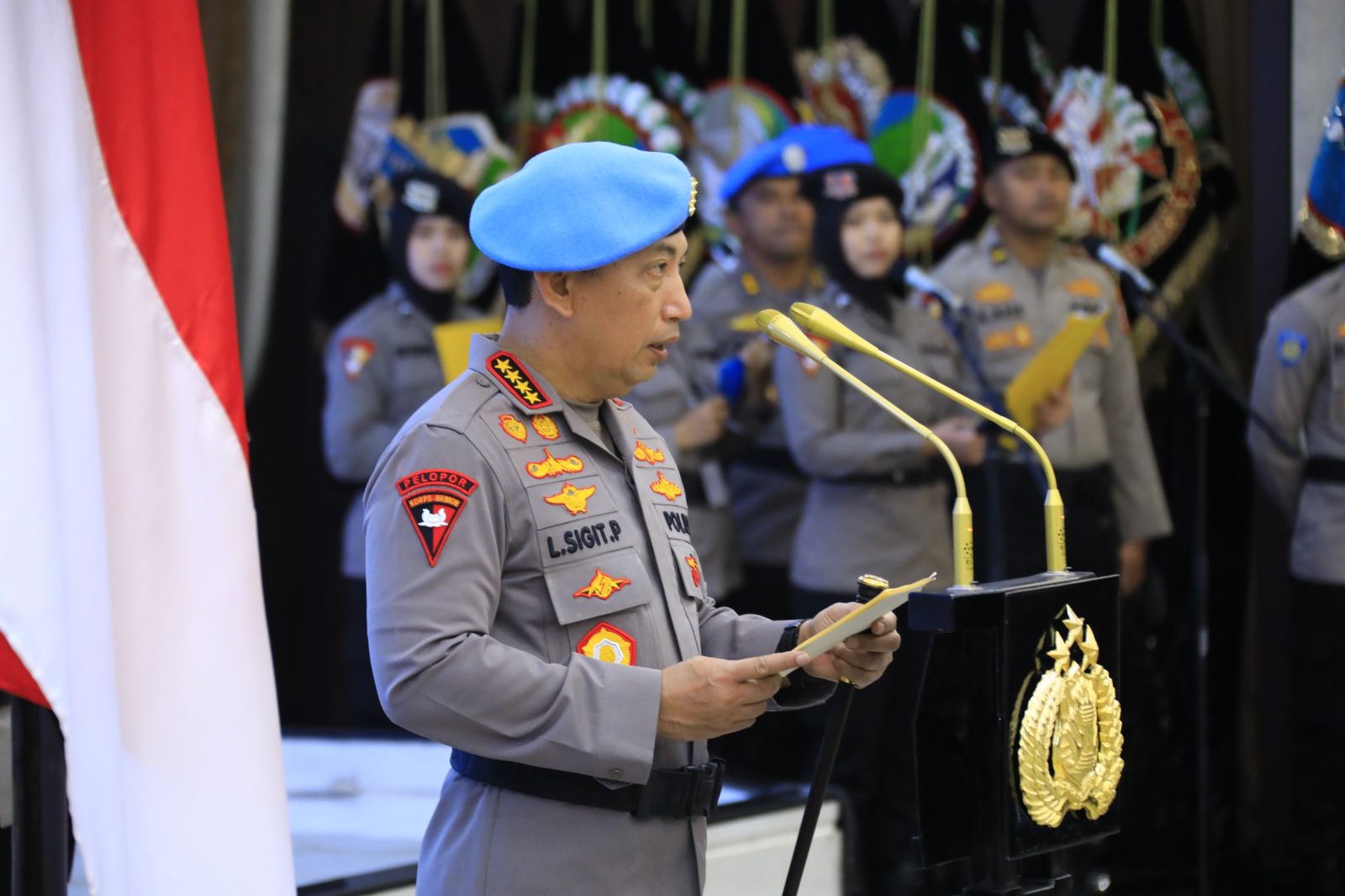 Mengemban Misi Perdamaian: Pelepasan Satgas FPU 7 MINUSCA oleh Polri