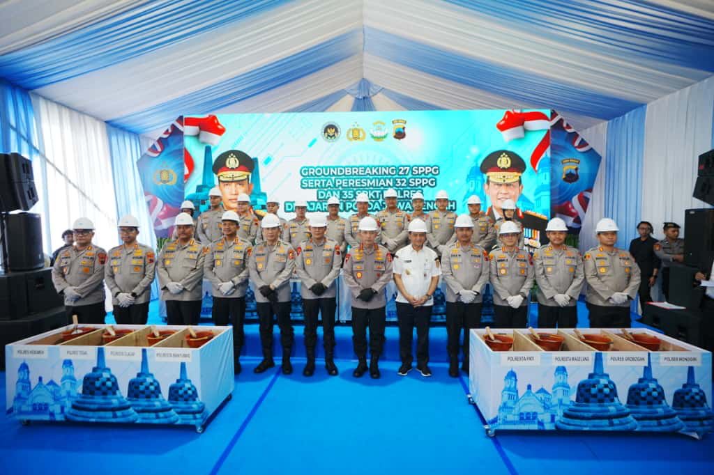Kapolri Resmikan 35 SPKT Polres di Jajaran Polda Jateng untuk Optimalkan Pelayanan Masyarakat