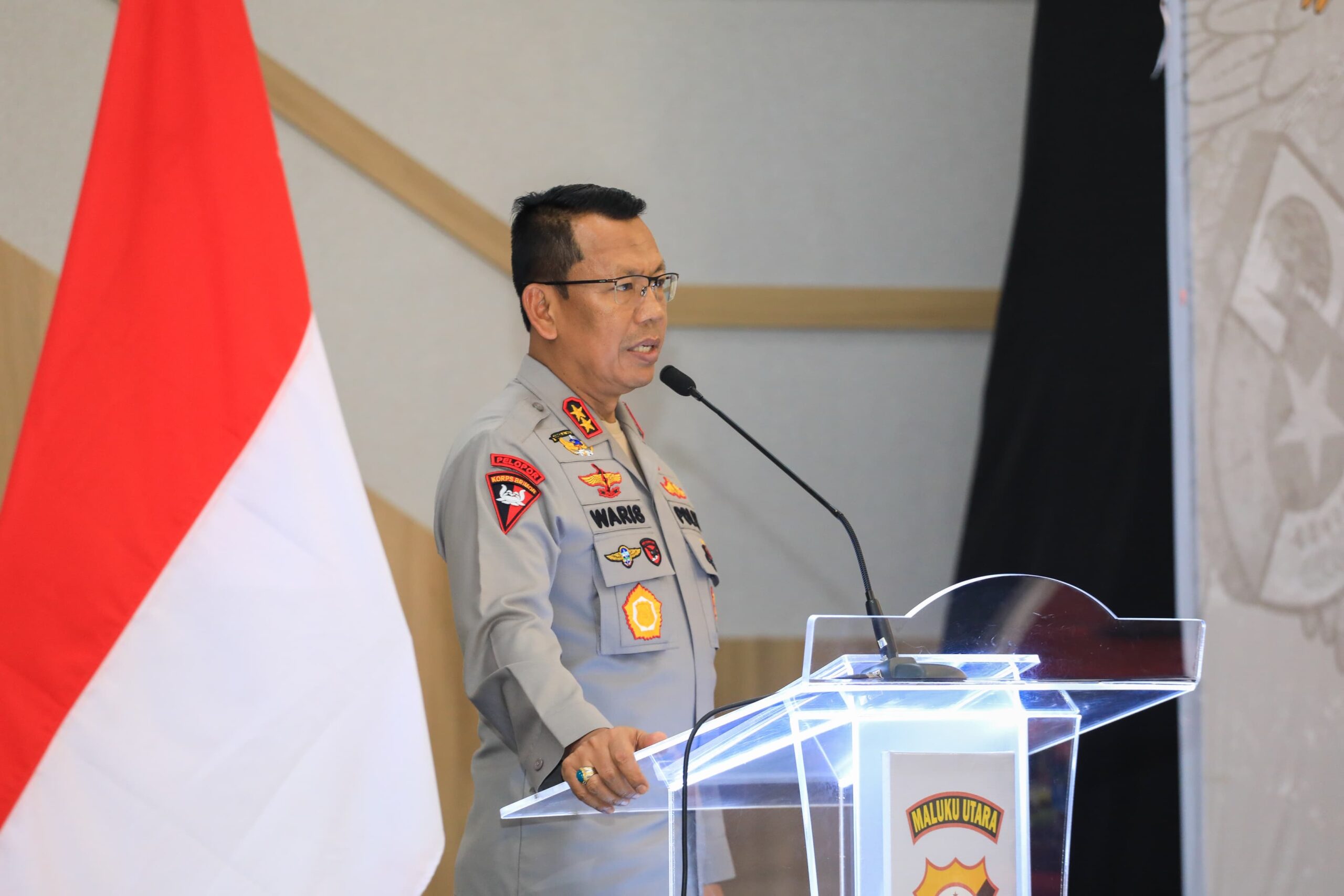 Kunjungan ke Polres Halsel, Kapolda Malut Tekankan Keteladanan dan Profesionalisme