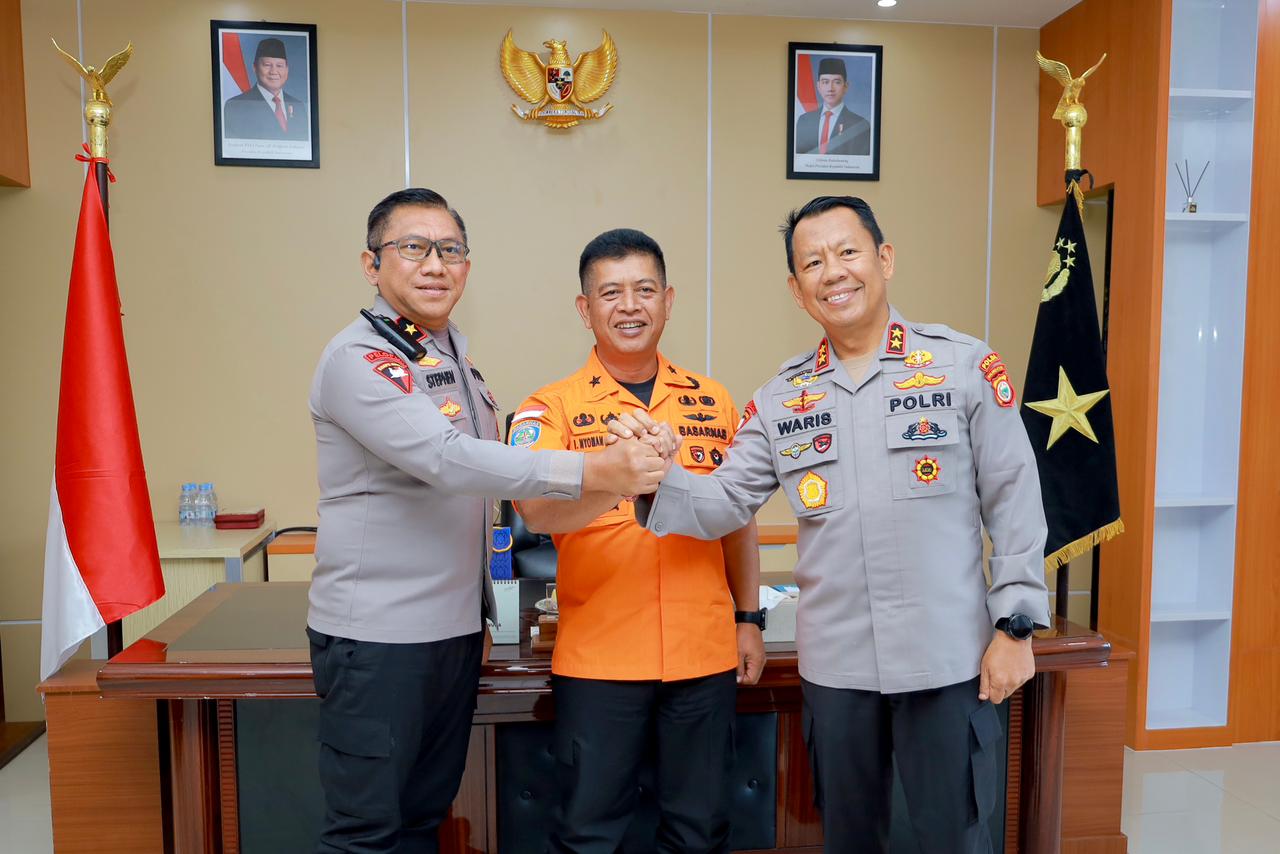 Polda Malut–Basarnas Sepakat Tingkatkan Kolaborasi Penanganan Darurat di Maluku Utara