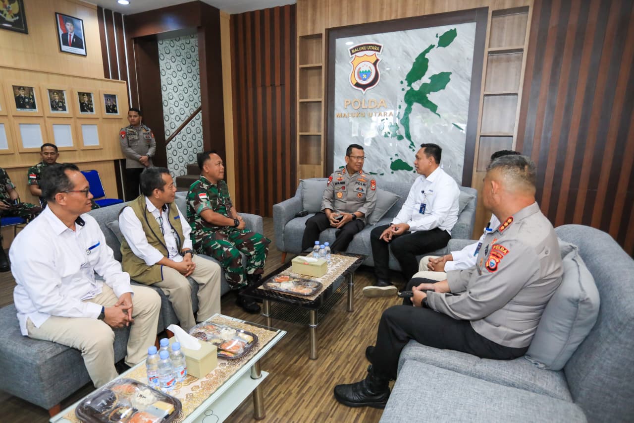 Kapolda Malut Terima Silaturahmi Direktur Utama Perum Bulog
